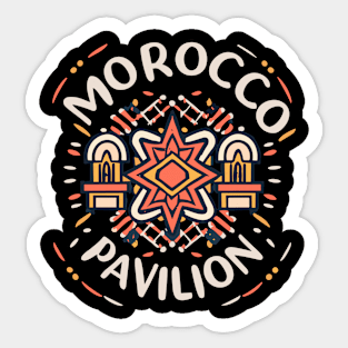 Morocco Pavilion Sticker